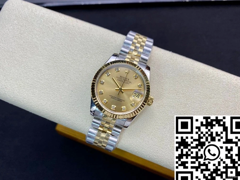 EW Datejust 31MM M278273-0026 Gold Factory Yellow Rolex 0211